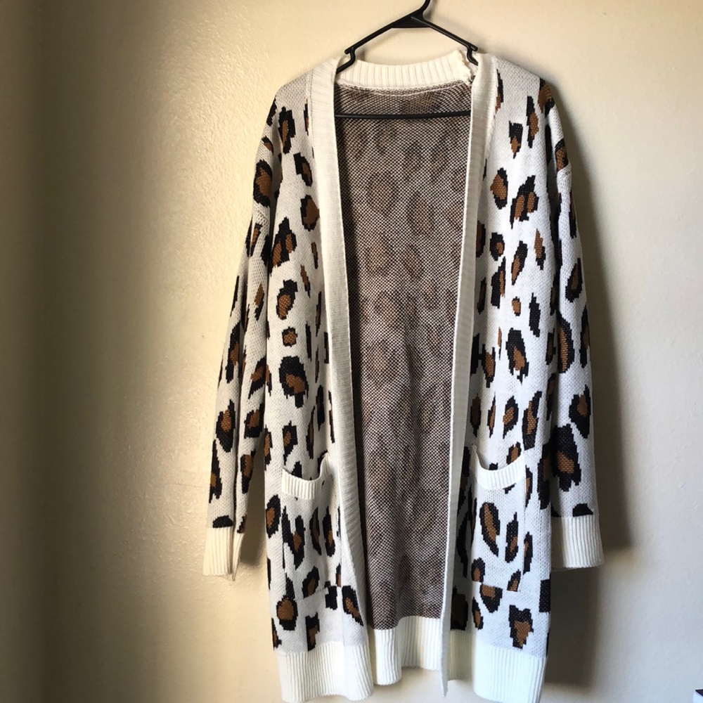 Leopard Print Cardigan